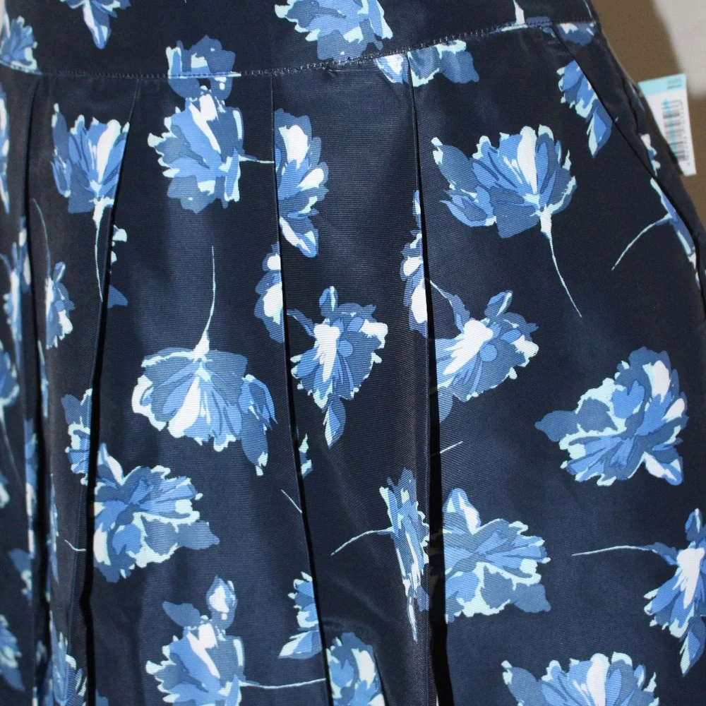 Simply Styled, wide pleated floral full skirt - Picture 5 of 10